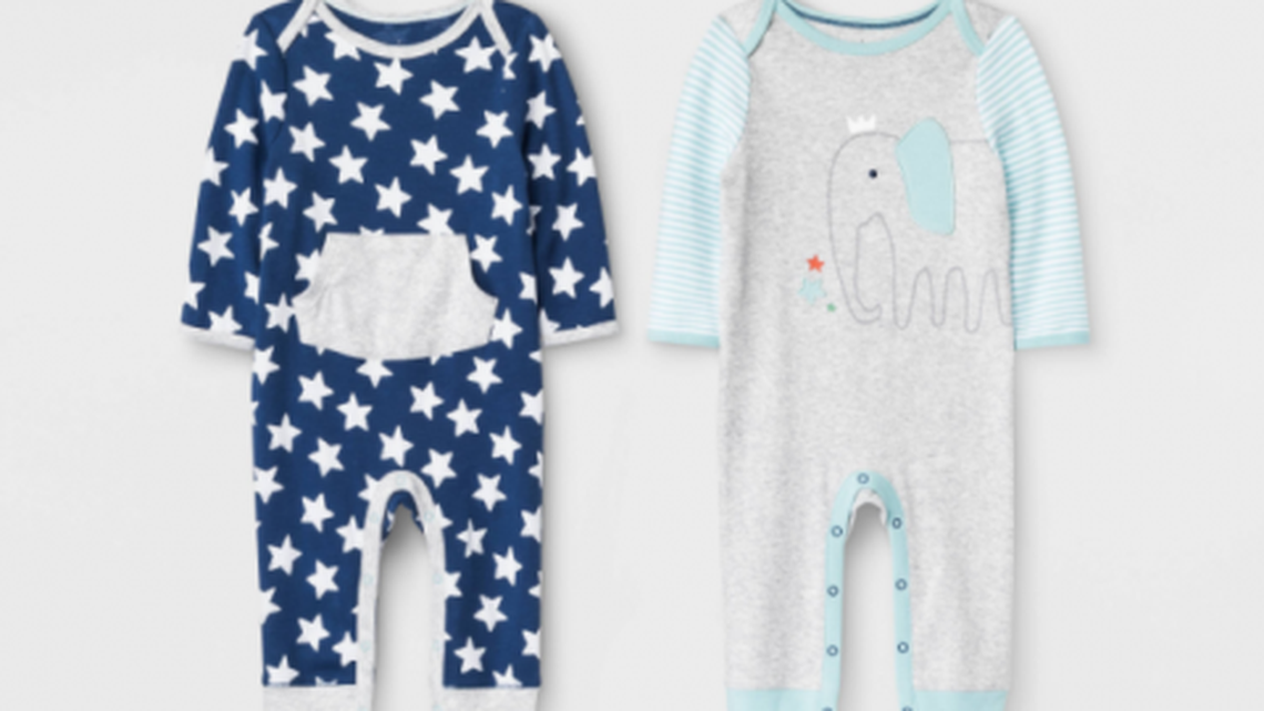 Cloud Island infant rompers from Target were recalled because it creates choking hazards after snaps fall off, Consumer Product Safety Commission said.