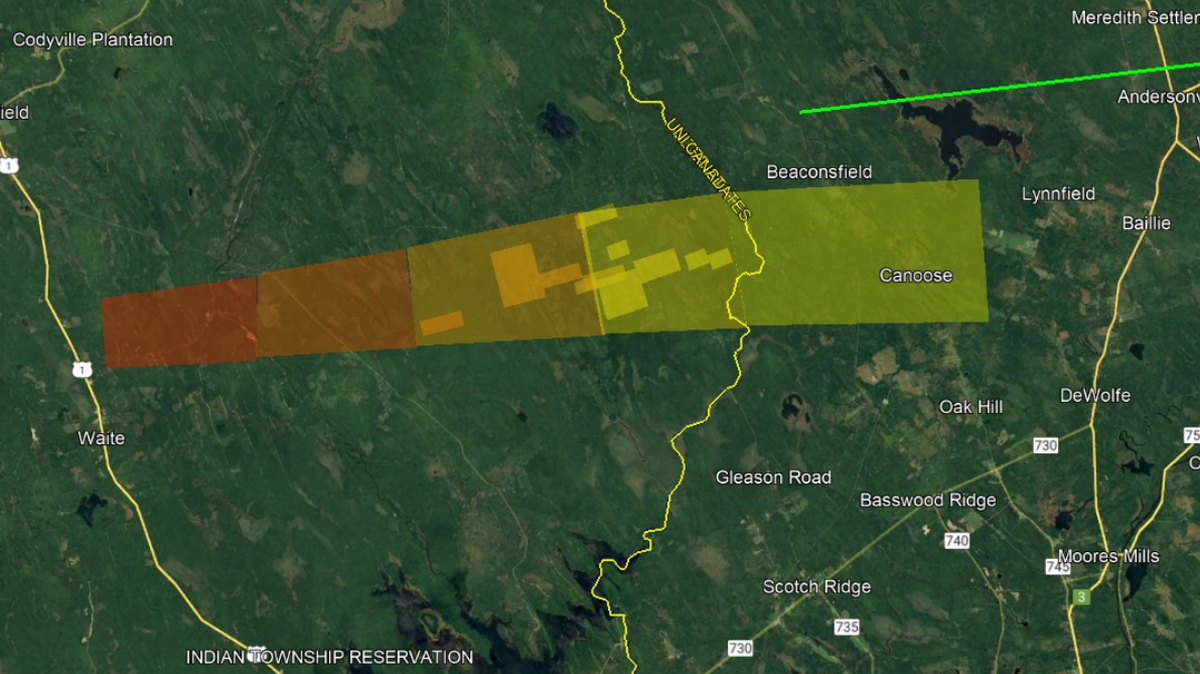 A meteorite crashed in Maine, causing a “loud sonic boom,” according to NASA. It was the state’s first meteorite to be deteced by radar.