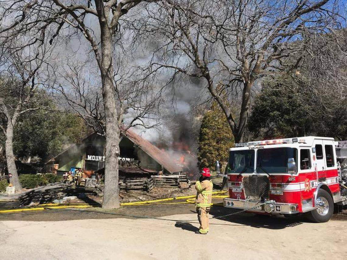 Yucaipa, California, police said a fire killed about 100 animals at Mountain Town Reptile Museum in Oak Glen. CAL FIRE’s San Bernardino unit said there was heavy smoke and fire, and battling the blaze would take hours.