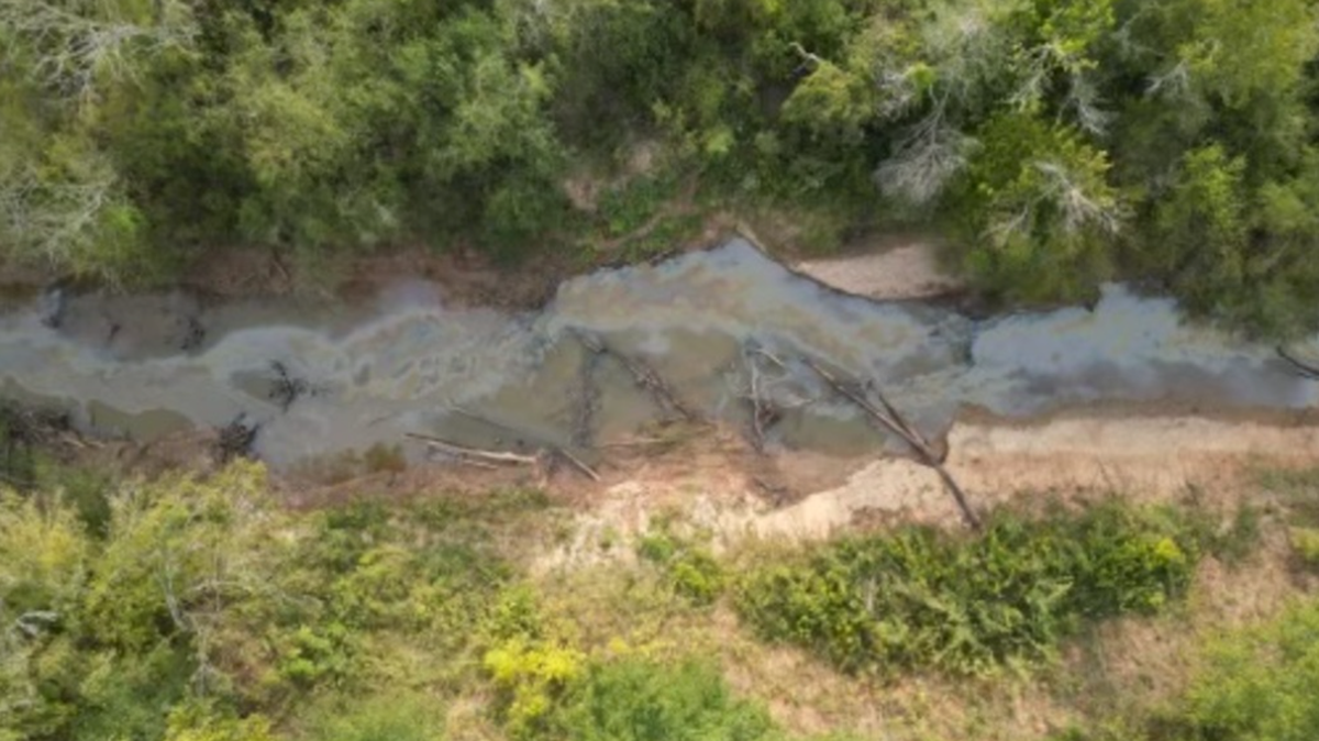 Louisiana deputies responded to a report of an oil sheen on the Twelve Mile Bayou, according to a news release.