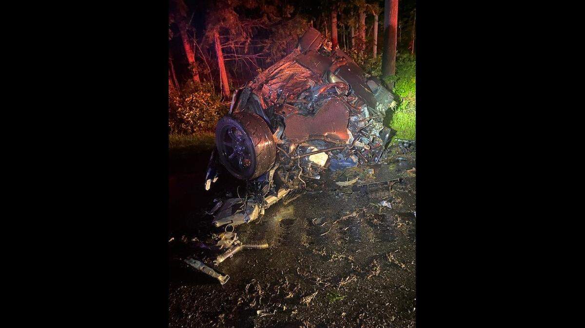Bystanders pulled a driver from the fiery wreckage of a crash in Merrimack, New Hampshire, on the night of Saturday, Aug. 27, officials said.