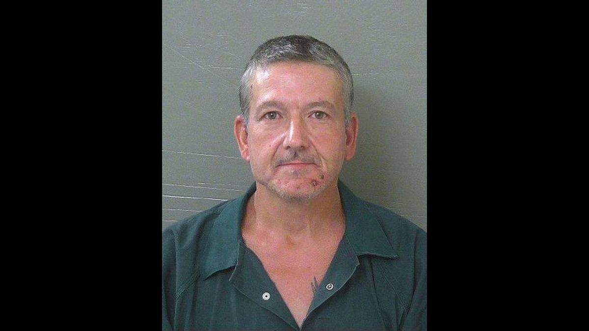 The woman’s 45-year-old boyfriend, Kenneth Swanger, pictured here, faces attempted murder charges, according to authorities in Florida’s panhandle.