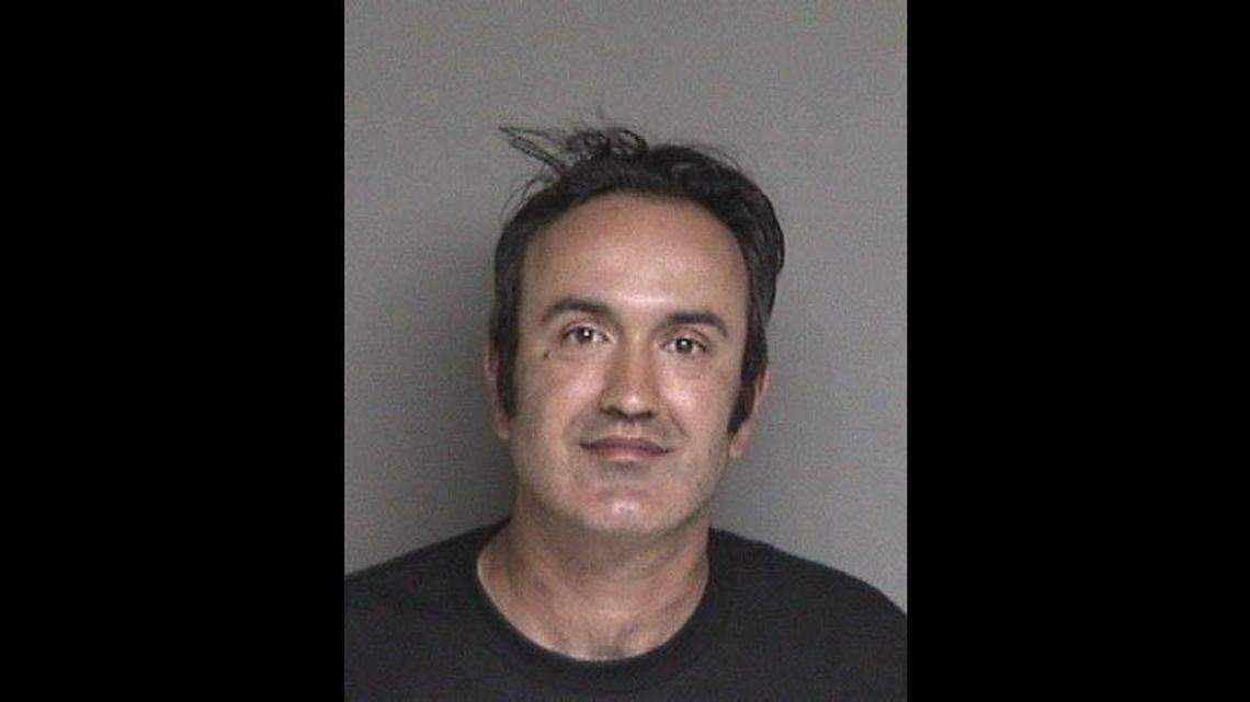 Farzad Fazeli, 35, of Castro Valley, California, was arrested on charges of possessing a switchblade, brandishing a weapon, criminal threats and felony assault, according to the sheriff’s office.