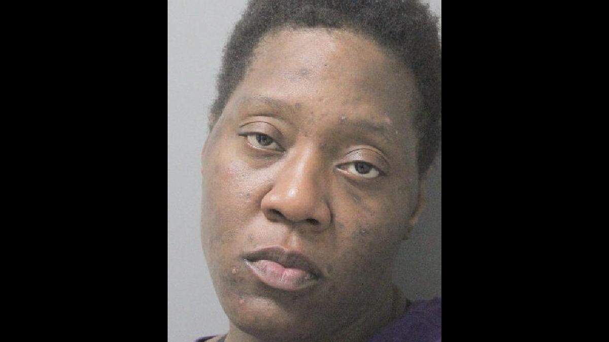 Evelyn Washington, 29, was arrested Tuesday evening at a home in Monroe, Louisiana that police say she burglarized and damaged.