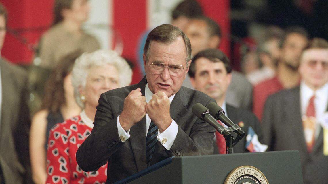 George H.W. Bush knew he was going to lose to Bill Clinton.