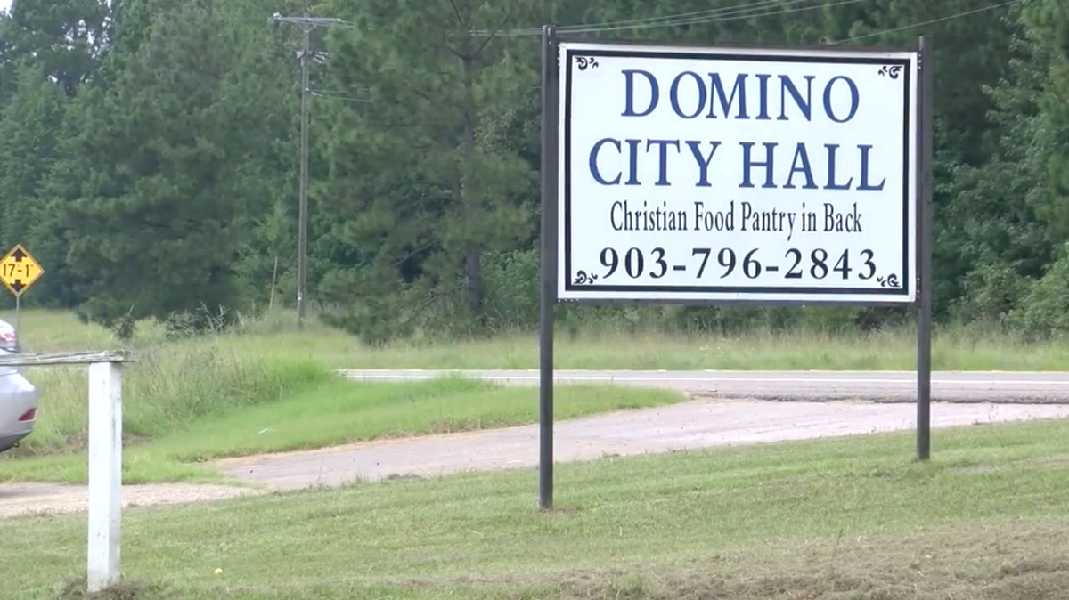 Domino, Texas, Mayor Al Campbell was arrested after he included a letter urging residents to vote against President Donald Trump in water bills, officials say. Screengrab from KTAL.