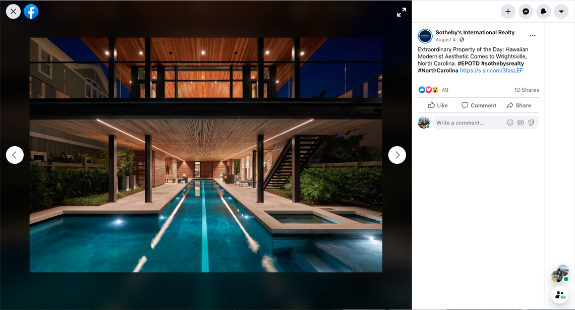 The $16 million listing in Wrightsville Beach is the most expensive home for sale in North Carolina, according to Realtor.com