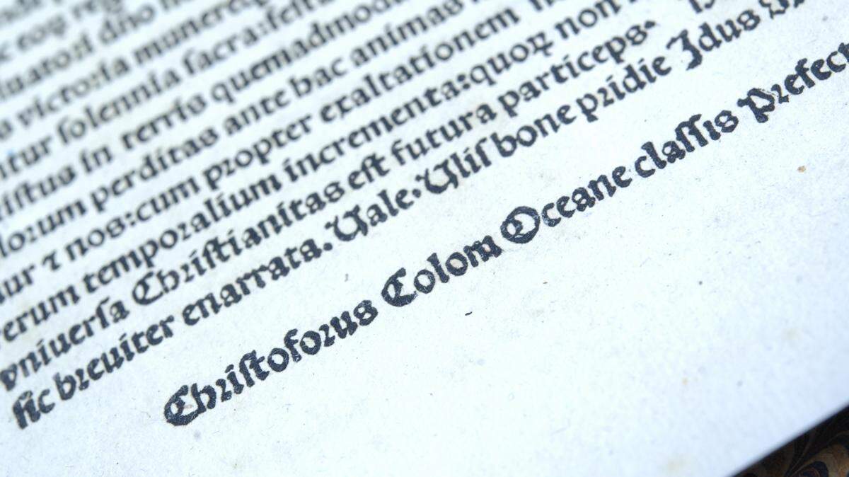 Penned first in 1493, the copy of the Columbus letter was stolen from the National Library of Catalonia in Barcelona, Spain, ICE said. It sold for about $1 million.
