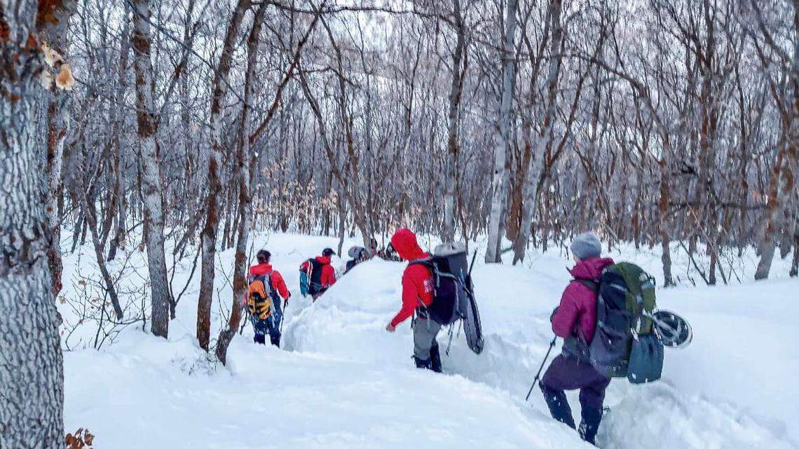 Officials in Utah rescued two women who were stuck for ten hours in freezing conditions.