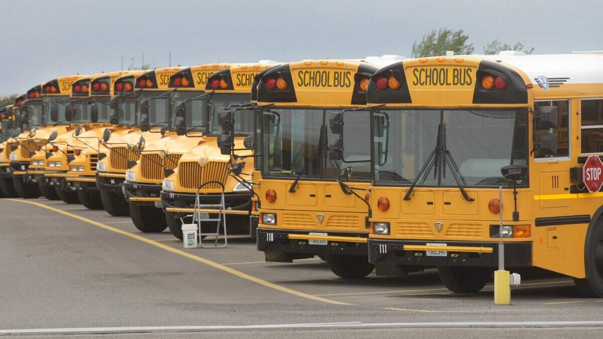 The Pasco School District bus yard.