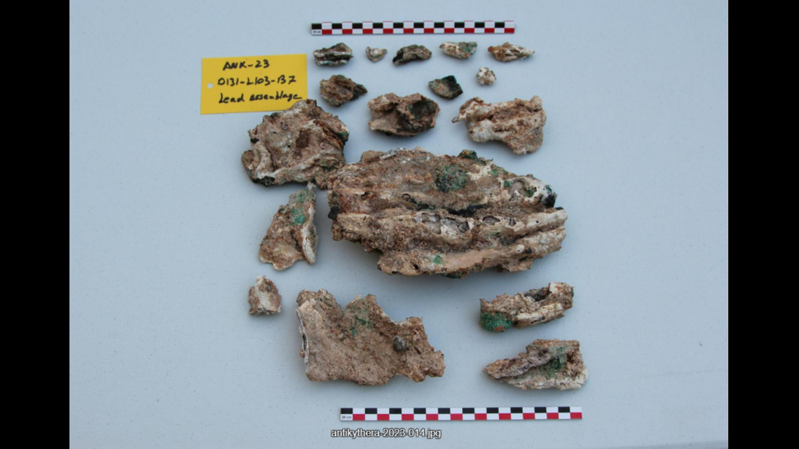 Pieces of lead that came from the ship’s hull were found at the site of the wreck.