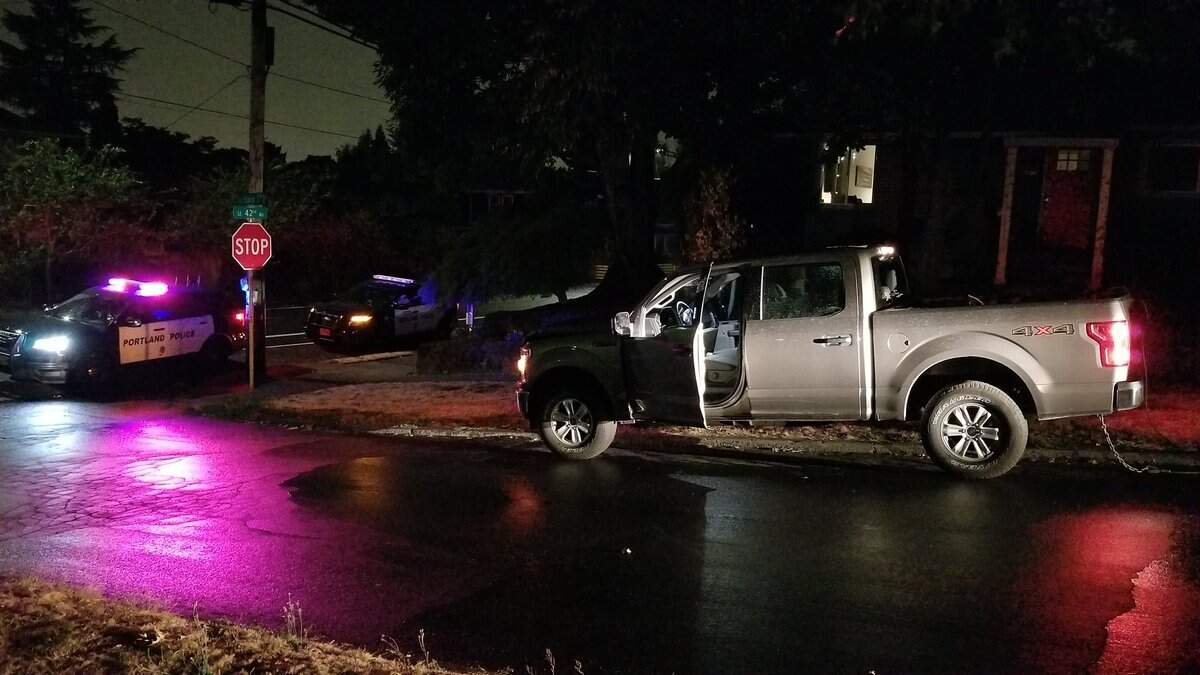 The suspects broke open the ATM and fled with an unspecified amount of cash after abandoning the pickup about a half-mile from the convenience store, police said.