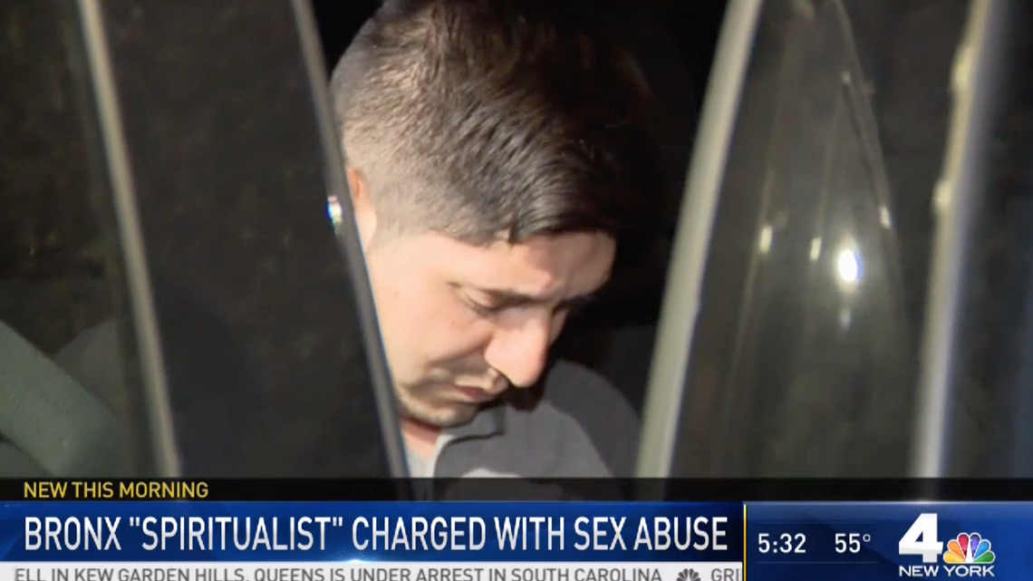 New York police arrested Christian Robles, a 'spiritual healer' accused of knocking out clients with a drink and sexually abusing them. Robles stepped on a pregnant woman, police say, because she watched him assault her husband. She miscarried the next day.