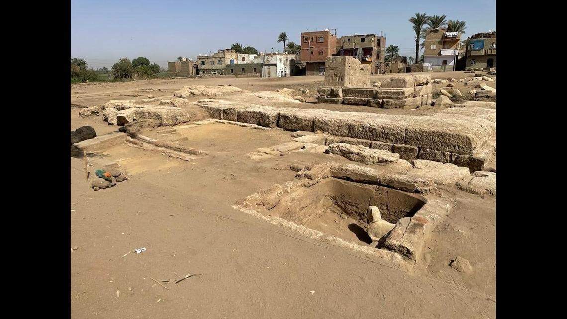 The site is near the Dendera Temple in Qena Governorate, officials said.