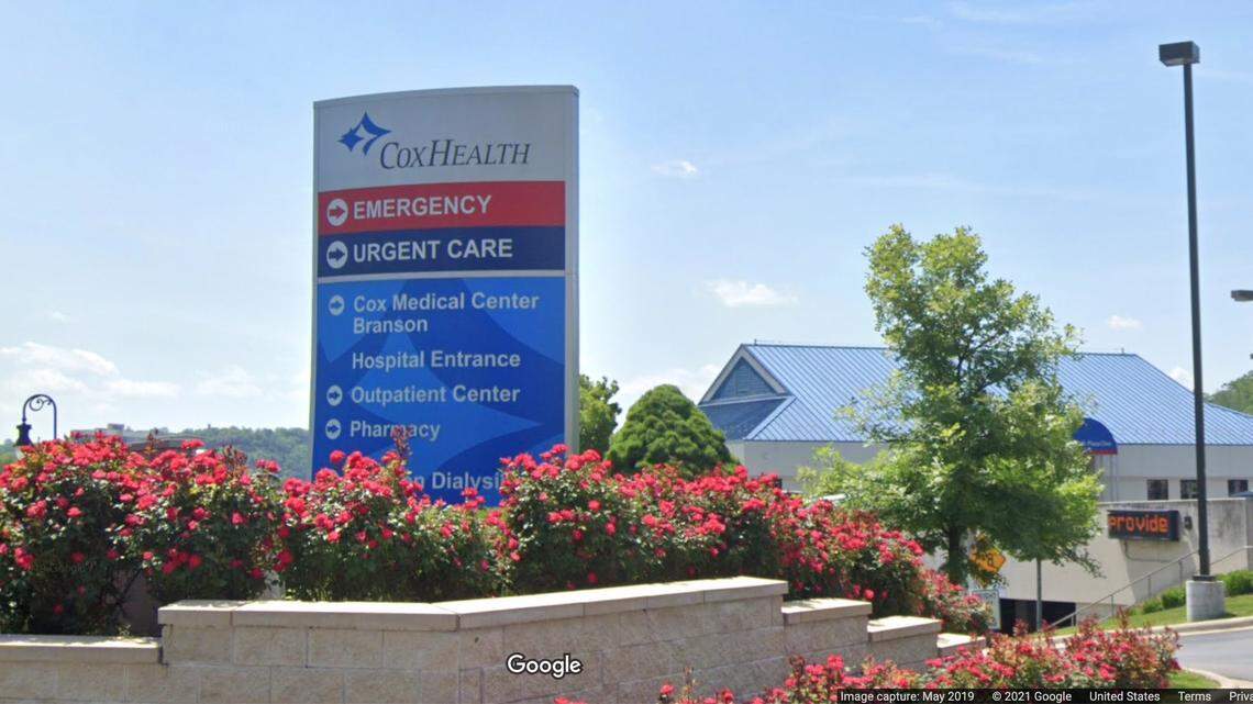 A nurse at Cox Medical Center Branson stopped a dad trying to kidnap his baby, a ward of the state, from the hospital in Missouri, police say. Screengrab from Google.