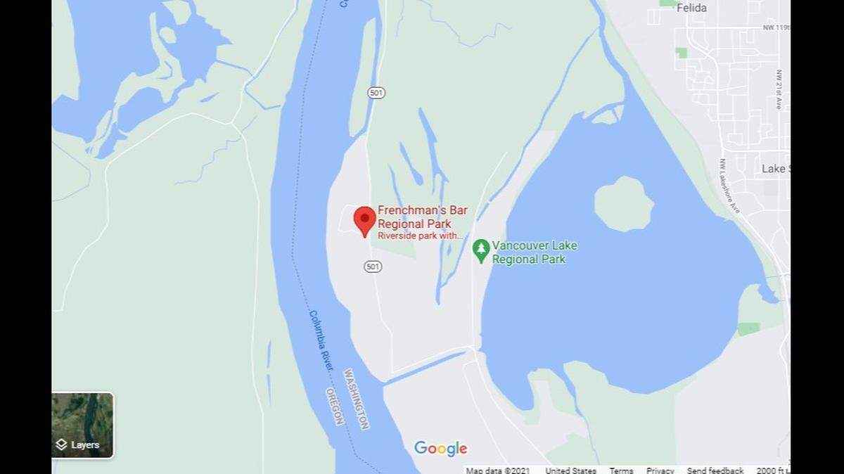 Washington officials are searching for a body after a man in his 20s possibly drowned in the Columbia River at Frenchman’s Bar Regional Park in Vancouver, WA.
