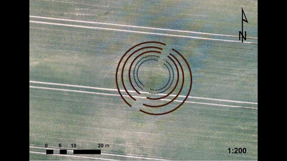 The rondels were composed of two to three concentric ditches, according to scientists.