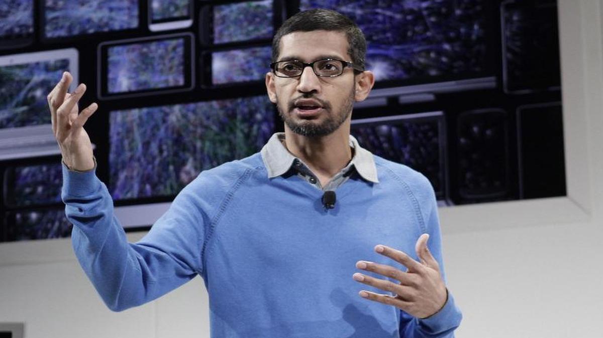 Sundar Pichai of Google ranks No. 2 on the highest-paid CEO list.