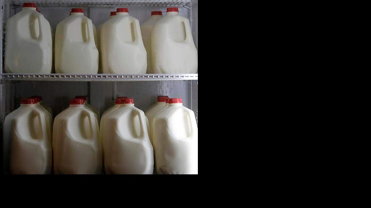 
Milk in gallon-sized jugs. With retailers like Wal-Mart Stores trying to attract more organic-food shoppers while McDonald’s uses the milk – which can cost almost twice as much as regular – in some McCafe coffees, producers are struggling to keep up with demand.
