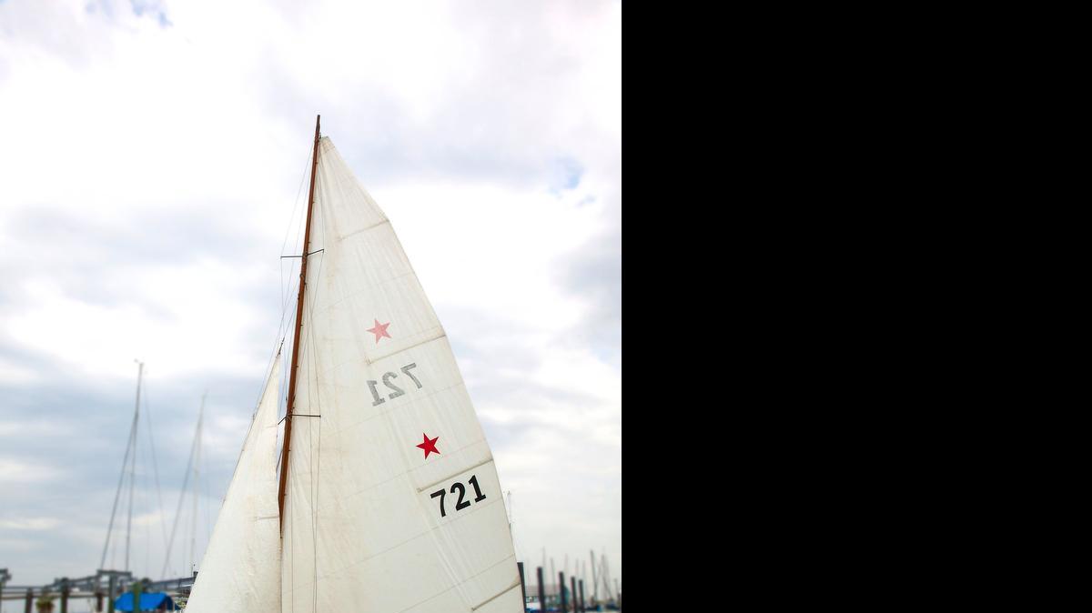 
This July 29, 2014 handout photo provided by Heritage Auctions shows John F. Kennedy’s Star Class Sailboat, Flash II, which he owned and raced with older brother Joseph P. Kennedy in the Nantucket Sound Star Fleet between 1934 and 1940. It will be offered for auction on Monday, May 18, 2015, in Dallas, by Heritage Auctions.
