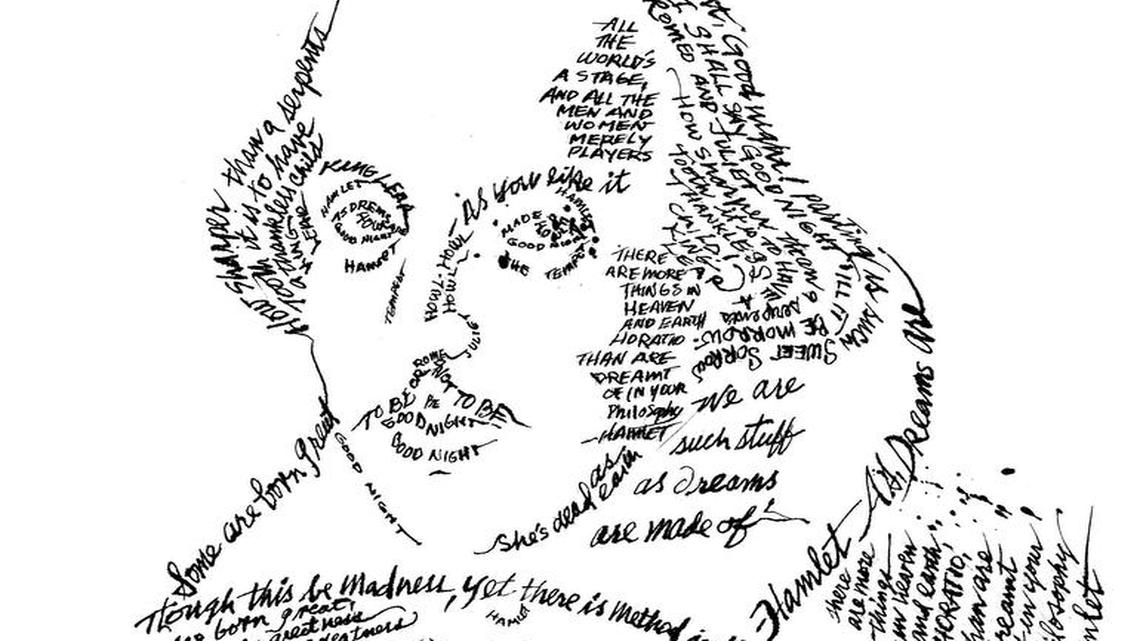 William Shakespeare composed in his own words.