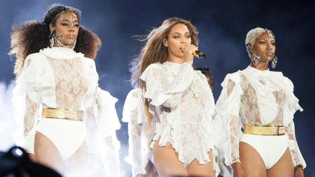 Beyonce performs during the Formation World Tour at Carter Finley Stadium on Tuesday, May 3, 2016, in Raleigh.