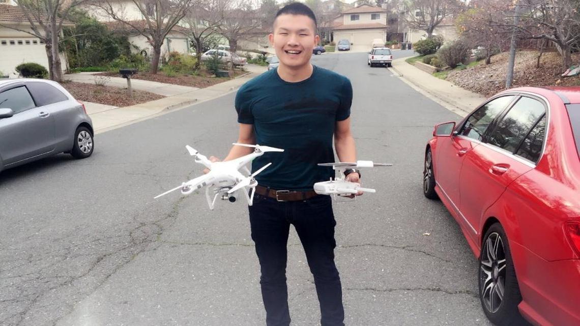 Owen Ouyang, a Chinese exchange student in Martinez, California, recently launched a sleek new drone he had purchased online for about $1,000. The 2.8-pound drone, advertised as “easy to fly,” veered dangerously toward a power line, then climbed more than 700 feet – nearly colliding with a California Highway Patrol helicopter.