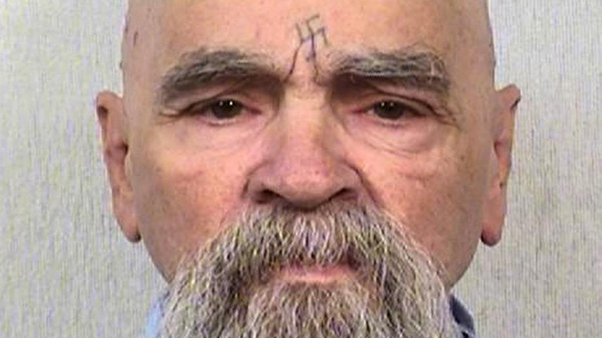 FILE - This Oct. 8, 2014 file photo provided by the California Department of Corrections shows 80-year-old serial killer Charles Manson.