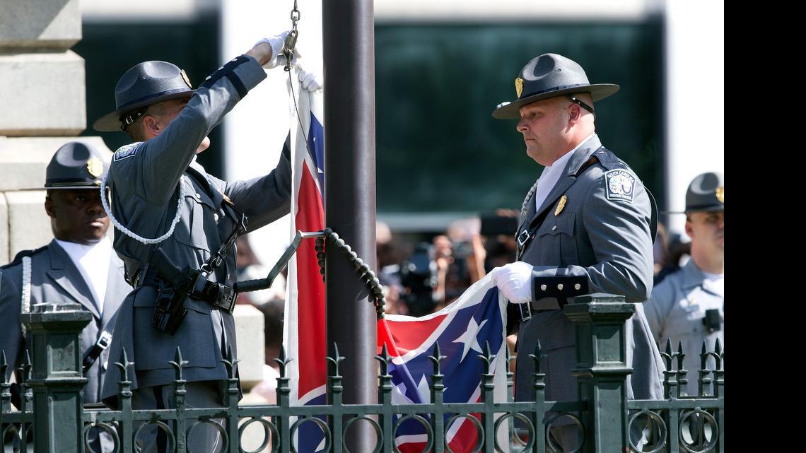 
The Confederate battle flag was removed July 10 from the Capitol grounds in Columbia, S.C. Historians say slavery was the primary reason the Confederate states seceded, but that accounts of the history by Confederate heritage organizations and some textbooks don’t say so. 

