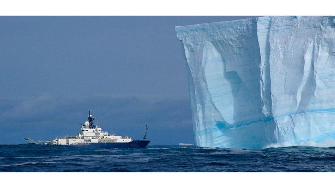 A NOAA crew on the R/V Roger Revelle came nose-to-nose with an iceberg floating in the the Southern Ocean near Antarctica in February of 2008. Scientists at the federal agency have helped document impacts of climate change in the world’s polar regions, but some NOAA employees fear such research could be upended under President Donald Trump, a climate change skeptic.