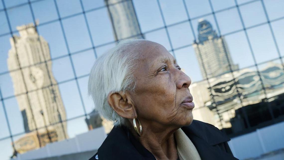 Doris Payne poses for a photo Jan. 11, 2016, in Atlanta. The 86-year-old has managed to walk off with pricey jewels in countless thefts around the world for over six decades, according to authorities.