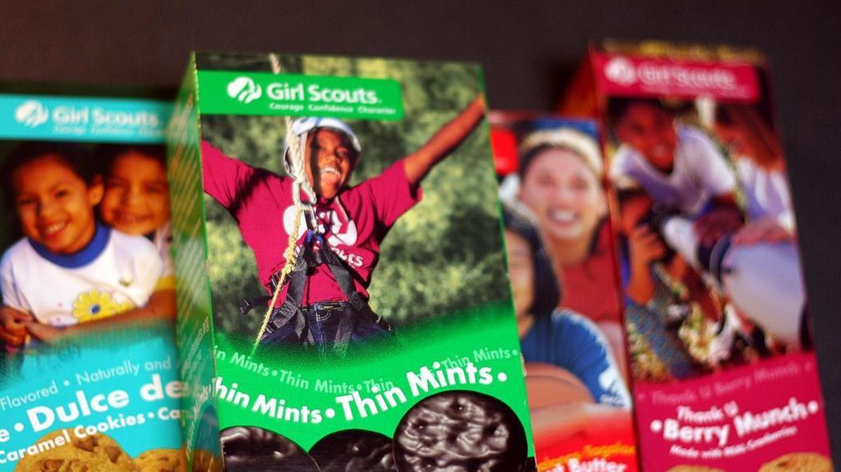 Girl Scout cookies are now available for sale on Amazon, but Girl Scouts are hoping you’ll still opt to buy from their young women.