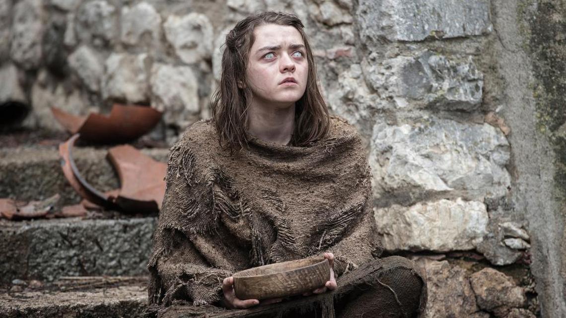 At the end of last season, Arya (Maisie Williams) was struck blind as punishment for going rogue with a personal hit list.