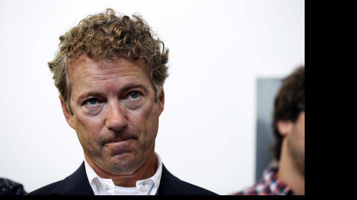 
Republican presidential candidate Sen. Rand Paul, R-Ky., here at a West Lebanon, N.H., town hall meeting Saturday, July 25, 2015, says he plans to introduce legislation to defund Planned Parenthood. 
