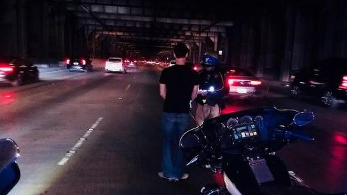 The California Highway Patrol says a man found passed out Friday behind the wheel of his Tesla on the Bay Bridge told them his car was on autopilot.