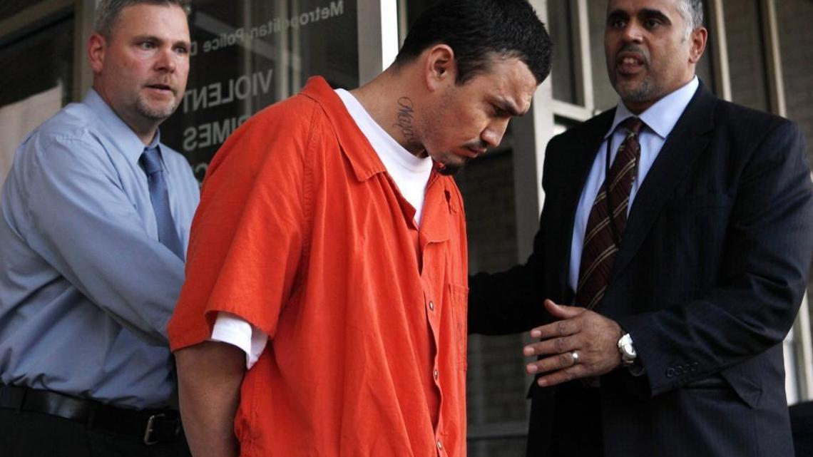 In this April 22, 2009, file photo, Ingmar Guandique is escorted from the Violent Crimes Unit in Washington.