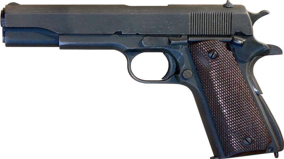 A Remington-made M1911A pistol, from August 2007.