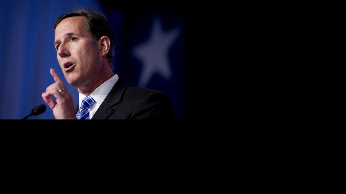 
 Former Pennsylvania Sen. Rick Santorum, pictured Sept. 26, 2014, was a Republican candidate for president in 2012.



