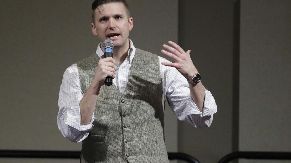 Richard Spencer is making headlines today. Why?