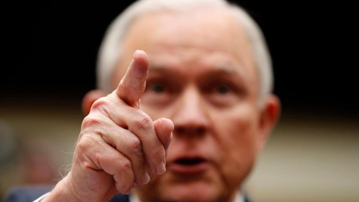 Attorney General Jeff Sessions during a House Judiciary Committee hearing on Capitol Hill on Tuesday in Washington.