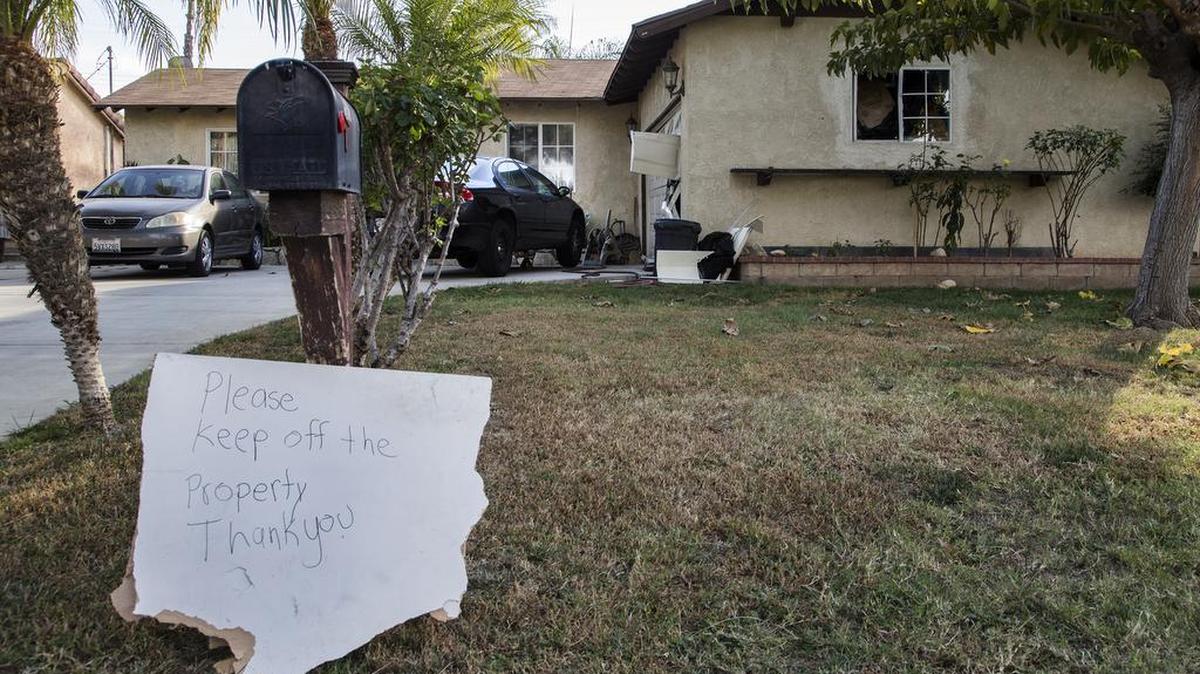 FBI agents executed a search warrant at this home on Tomlinson Avenue on Dec. 5, 2015. The resident Enrique Marquez is suspected of purchasing the guns used by the couple in the San Bernardino shooting rampage.
