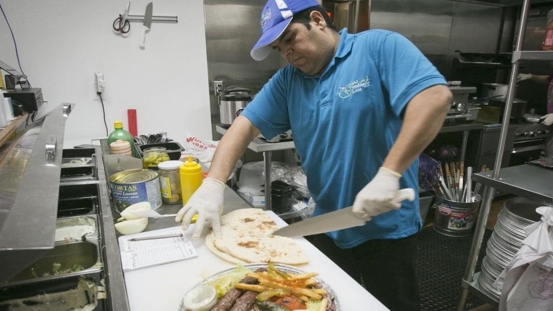 Salam Bunyan has worked as a chef in five-star hotels before coming to Boise, Idaho, in 2008 as a refugee. He's now the owner and chef at The Goodness Land, which serves Iraqi/Middle Eastern cuisine.