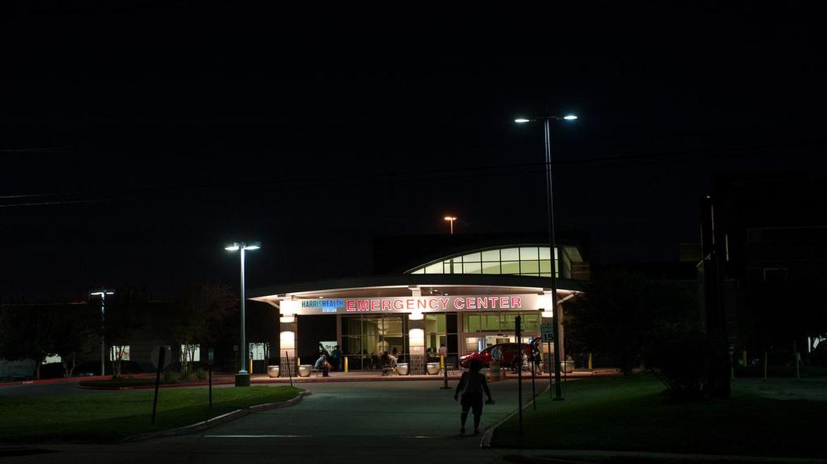 Lyndon B. Johnson Hospital in Houston, where Wilma Jean Ellis, after being rescued twice, arrived in a body bag, is pictured on Sept. 7, 2017. Ellis, a Houston great-grandmother, was put on a rescue boat during Hurricane Harvey. That much is known. But how she got off, was rescued a second time, and then ended up in the morgue is one of Hurricane Harvey’s mysteries.