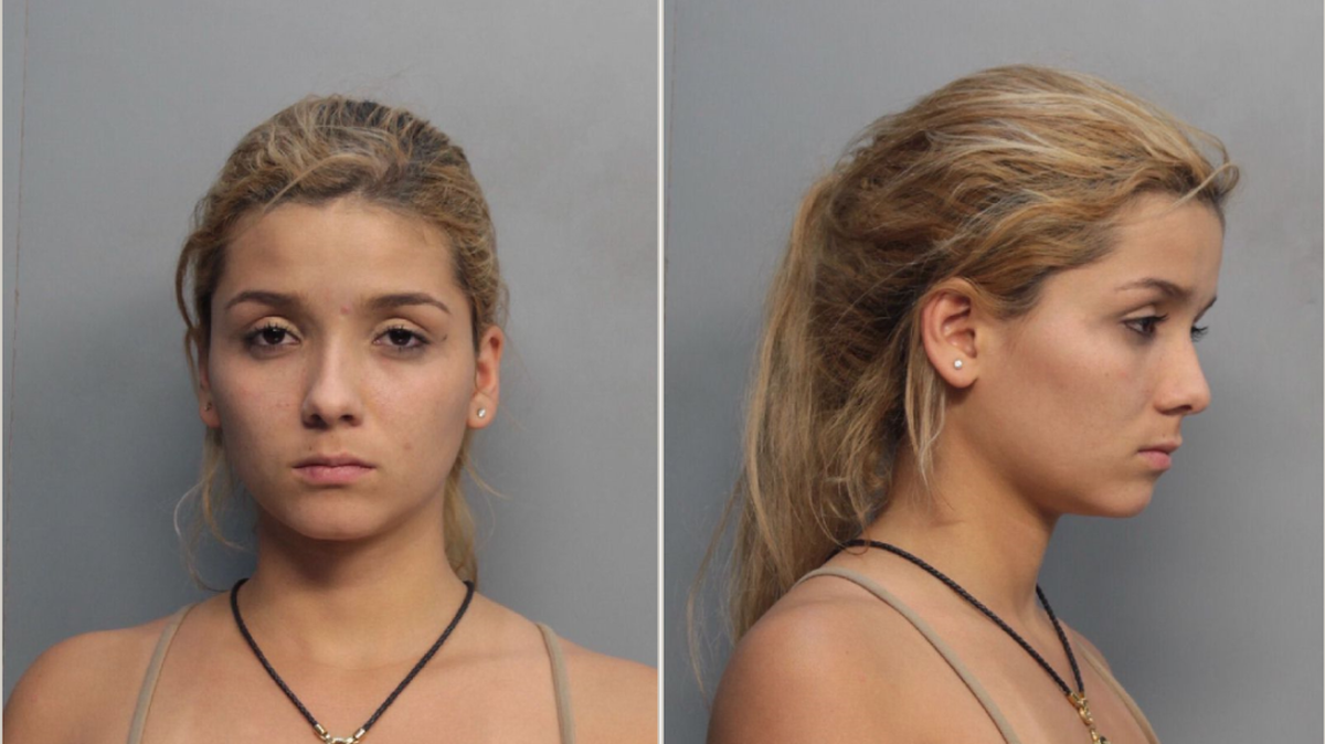 Liliana Vanegas faces 5 counts of strong arm robbery, 3 counts of food or water poisoning, 3 counts of grand theft and 1 count of cocaine possession.