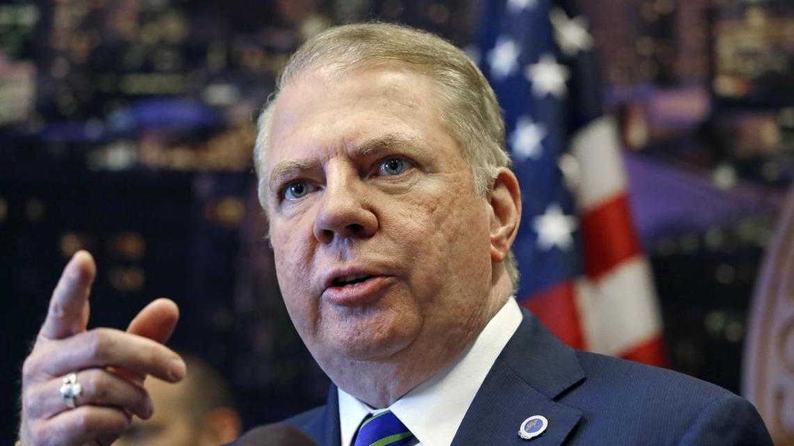 Seattle Mayor Ed Murray announced Tuesday, Sept. 12, 2017, that he is resigning after allegations of sexual abuse. Murray denies the allegations.