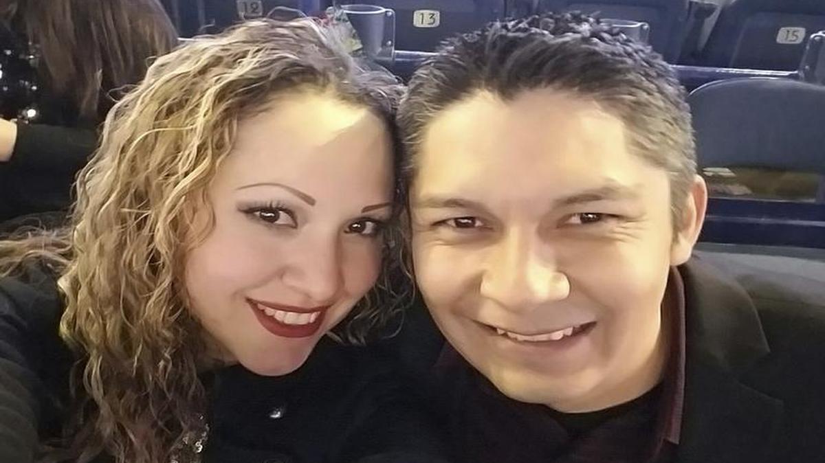 An undated family photo courtesy of Elizabeth Hernandez of herself and her husband Juan Carlos Hernandez Pacheco, who was taken into custody by Immigration and Customs Enforcement.