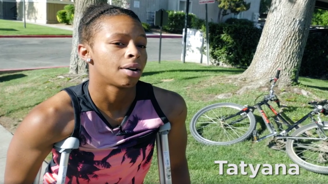 Bakersfield, California, police officers mistook Tatyana Hargrove, a 19-year-old woman, as a bald, machete-wielding man.