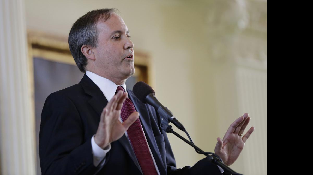 
Texas Attorney General Ken Paxton calls the Supreme Court decision giving same-sex couples the right to marry a “lawless ruling” and says state workers can cite their religious objections in denying marriage licenses. 
