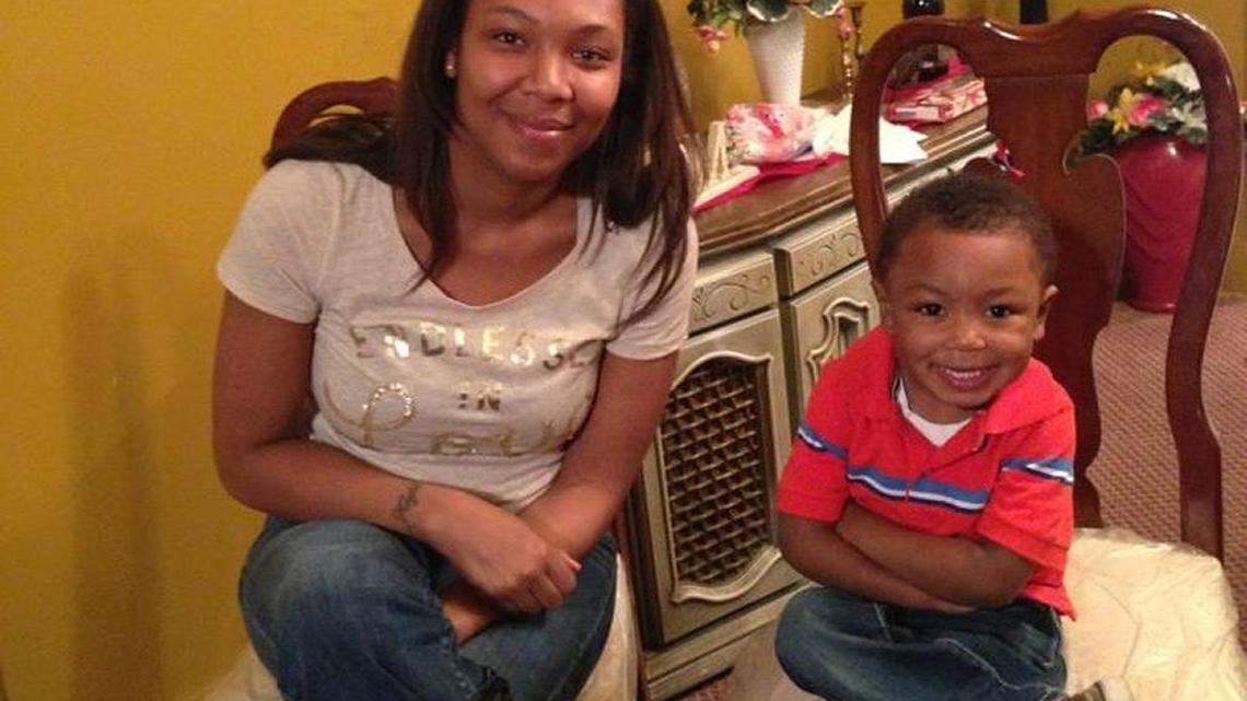 Kayla Davidson and her son, Maxx Sales, who was 4 when he died in a rear-end collision in Memphis, Tenn., in April 2014.