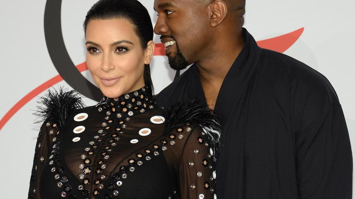 Kim Kardashian, left, and Kanye West arrive at a June awards show in New York. Kim Kardashian West and husband Kanye West welcomed a baby boy early Saturday, in Los Angeles. This is the second child for the superstar couple: Daughter North was born in 2013.
